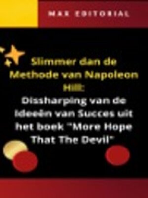 cover image of Slimmer dan de Methode van Napoleon Hill